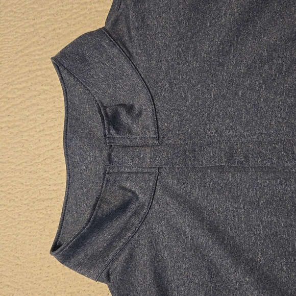 Matte Grey half-zip size 2XL - Picture 3 of 5